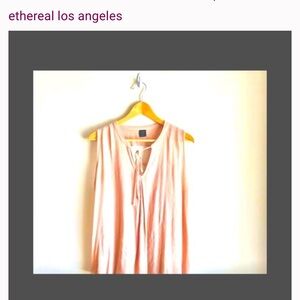 Pink sleeveless crepe blouse. Flowy and elegant